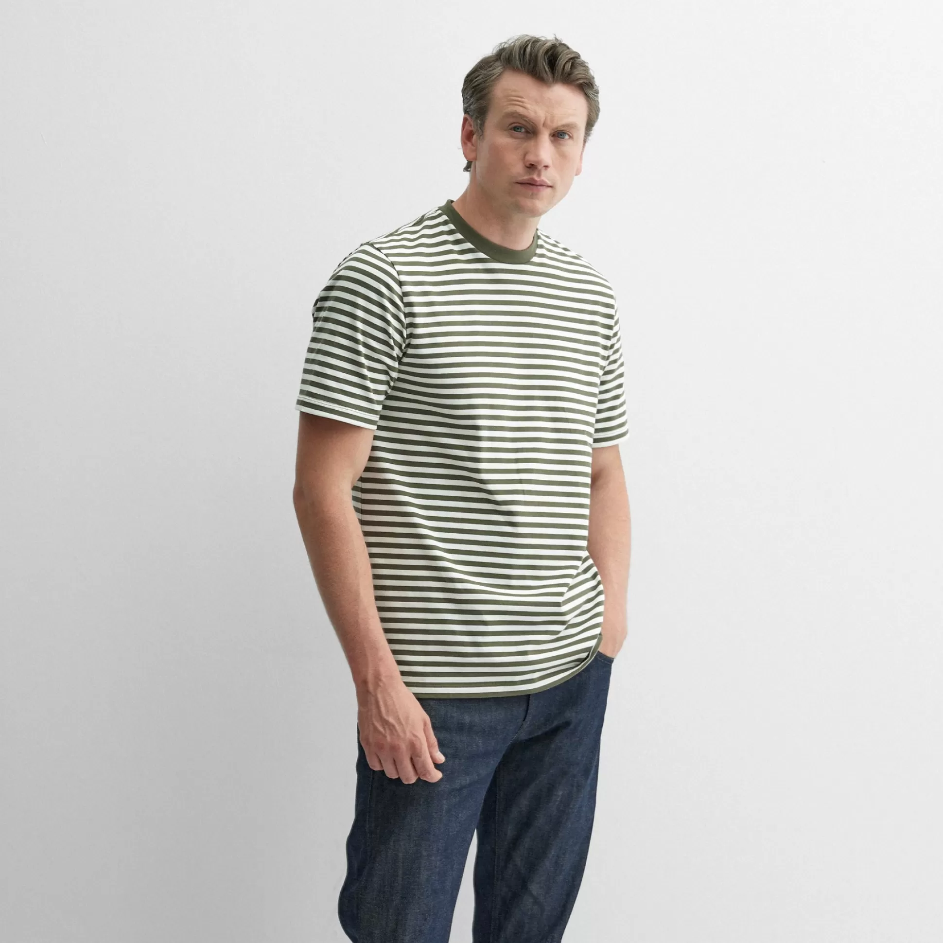 Oliver Sweeney T Shirts & Polos^Markham Khaki Stripe