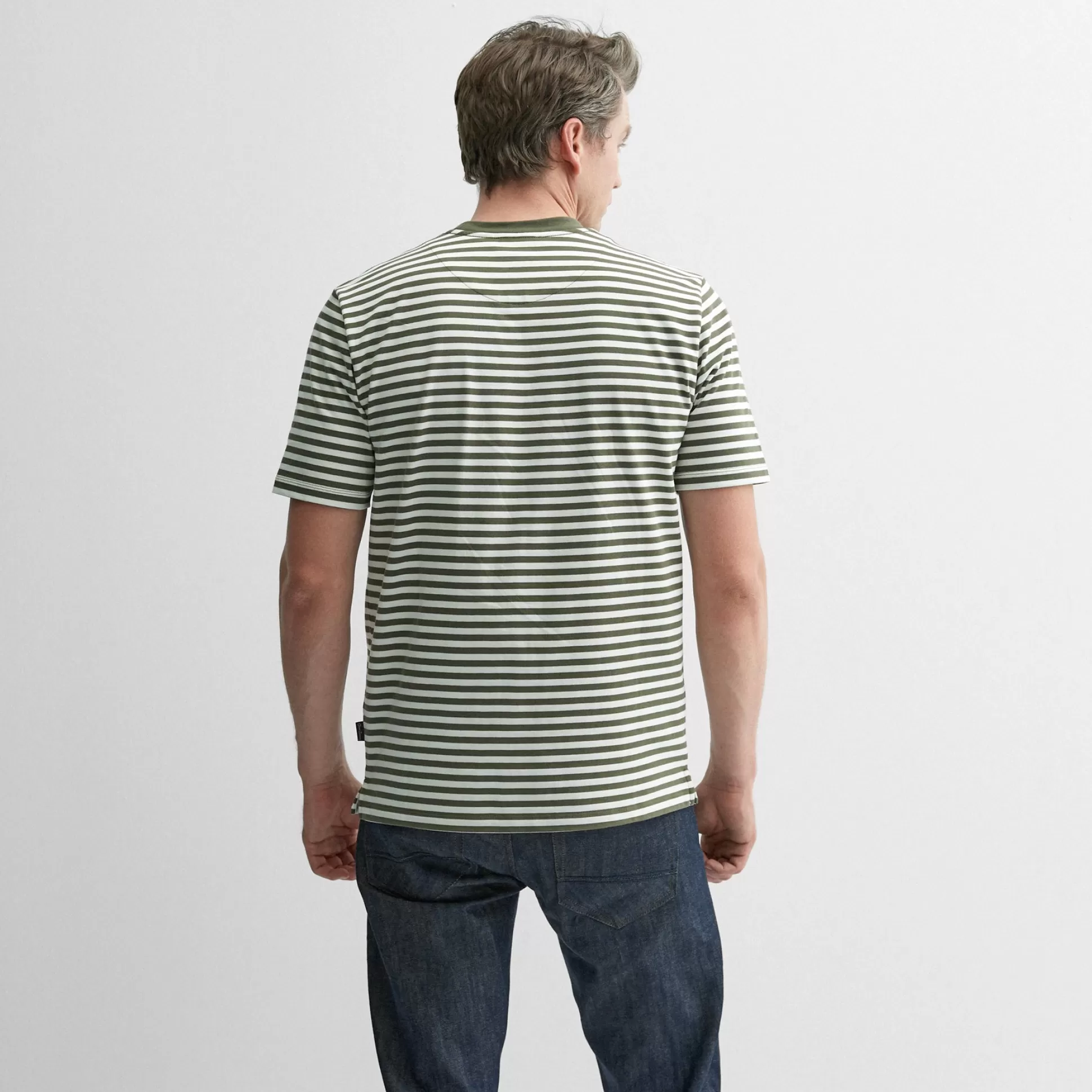 Oliver Sweeney T Shirts & Polos^Markham Khaki Stripe