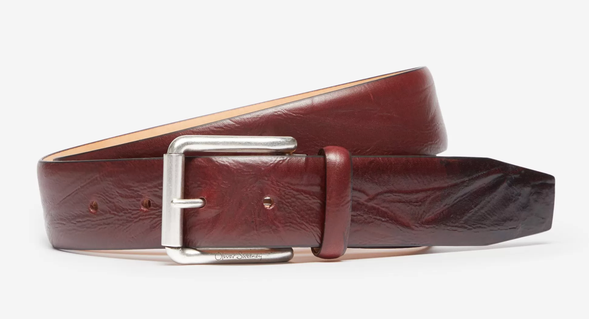 Oliver Sweeney Belts^Vertova Burgundy